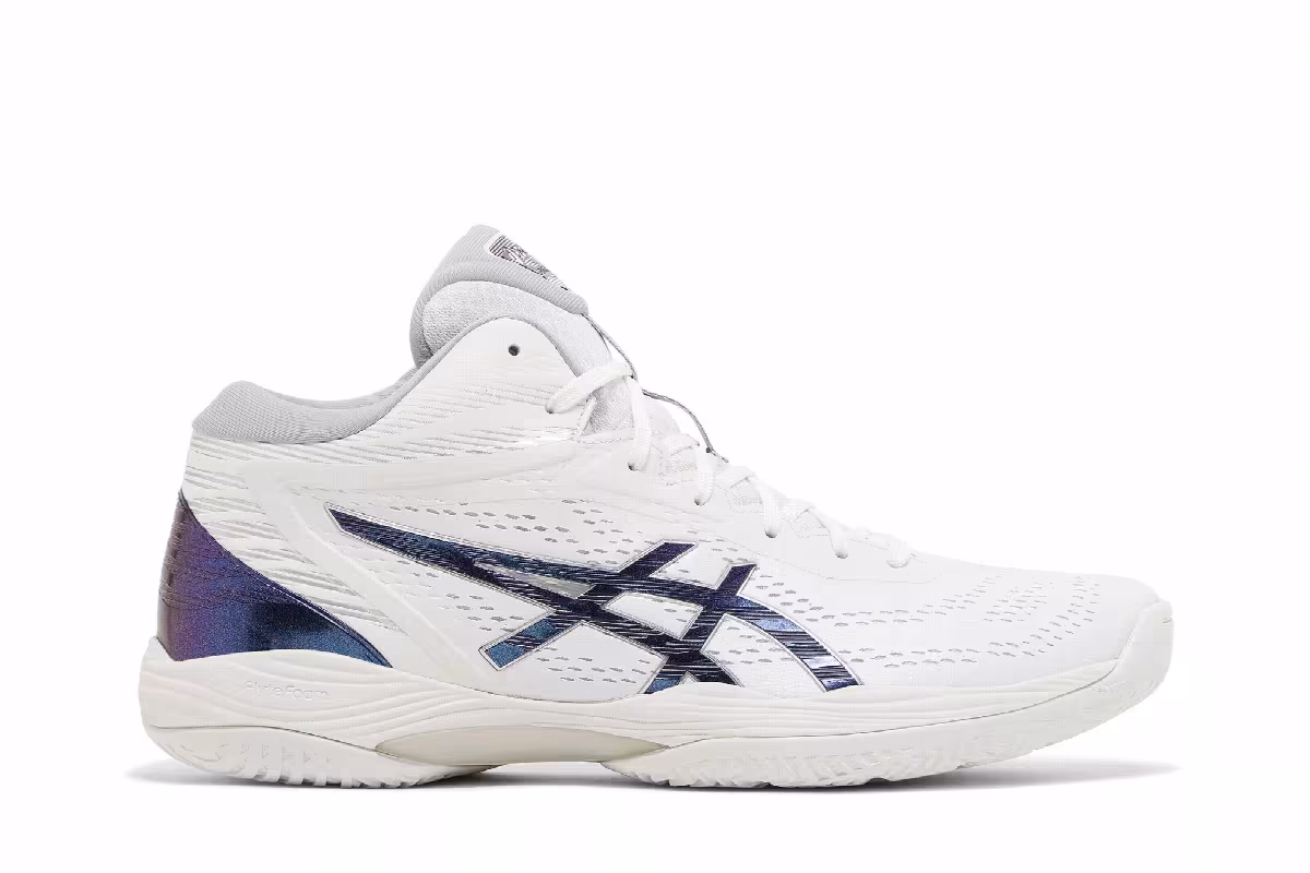 Asics Gelhoop V14 White Blue, view 2