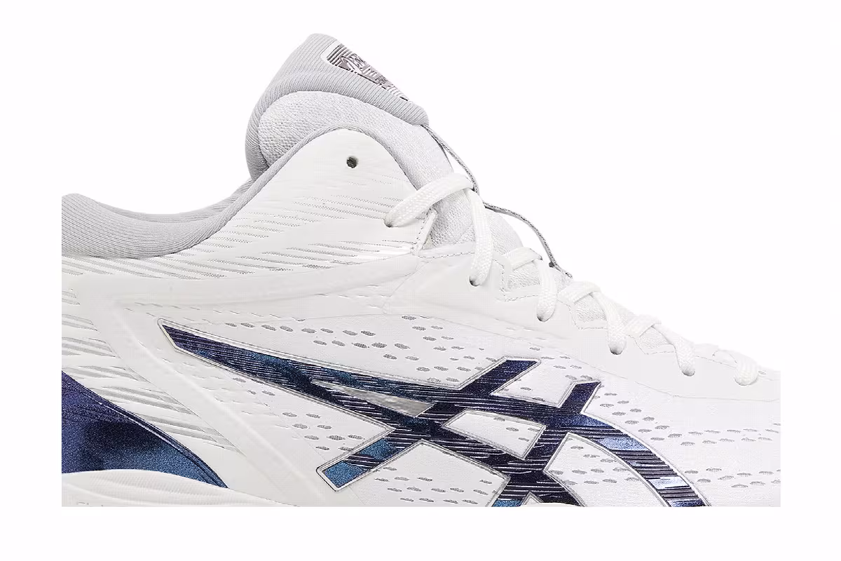 Asics Gelhoop V14 White Blue, view 3