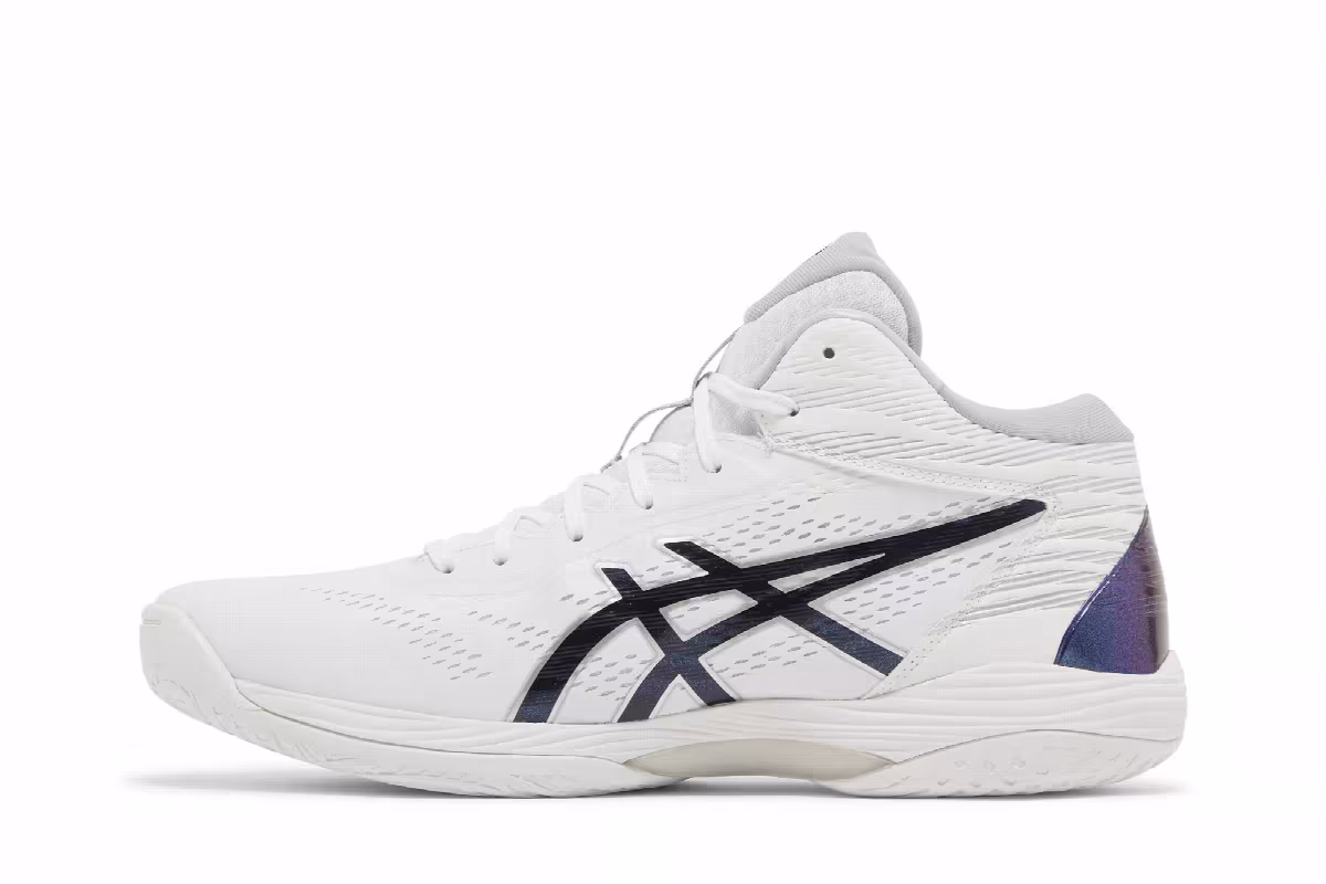 Asics Gelhoop V14 White Blue, view 4