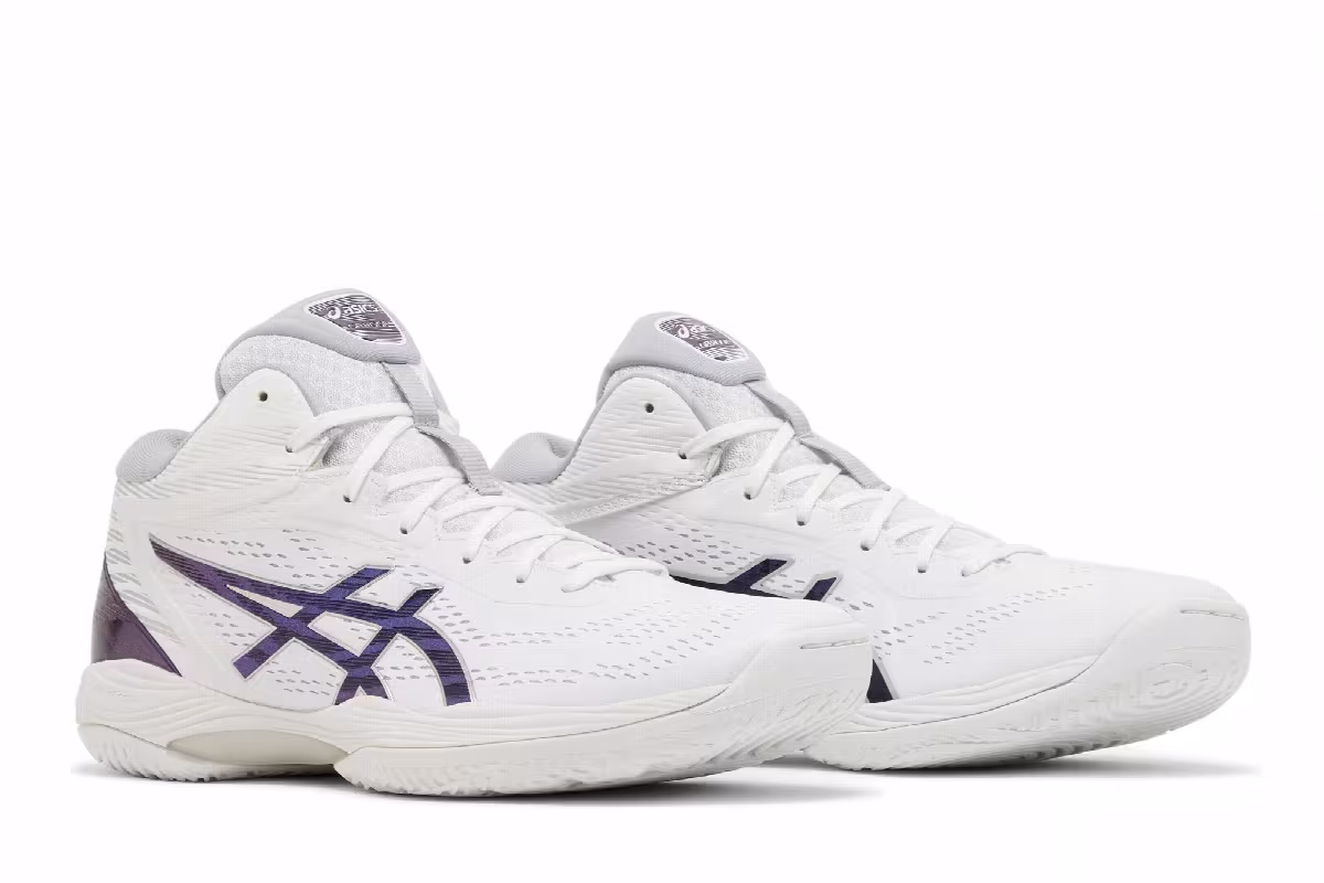 Asics Gelhoop V14 White Blue, view 9