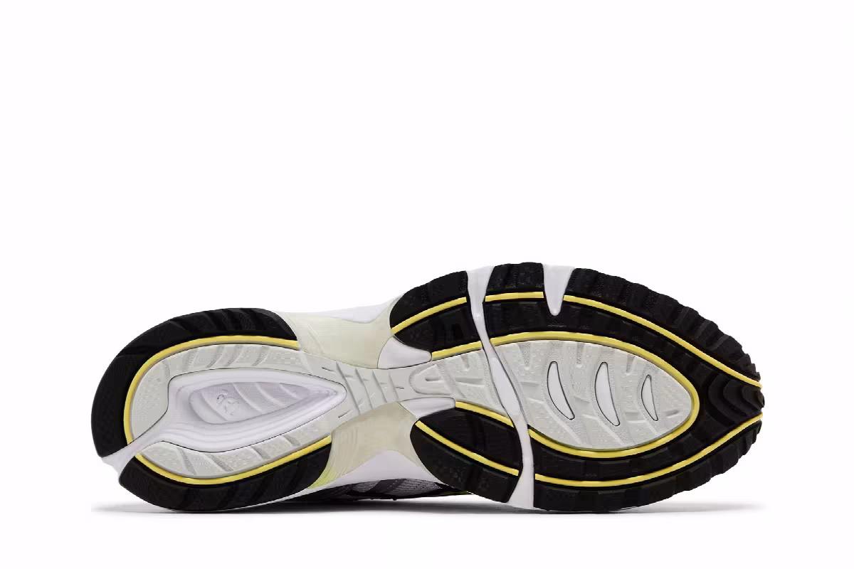 ASICS Gel 1090 White Silver Yellow, view 5