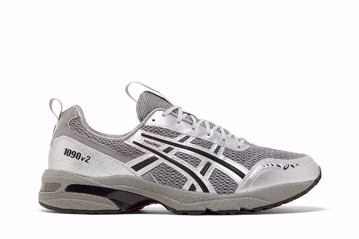 ASICS Gel 1090 V2 Clay Grey Silver, view 2