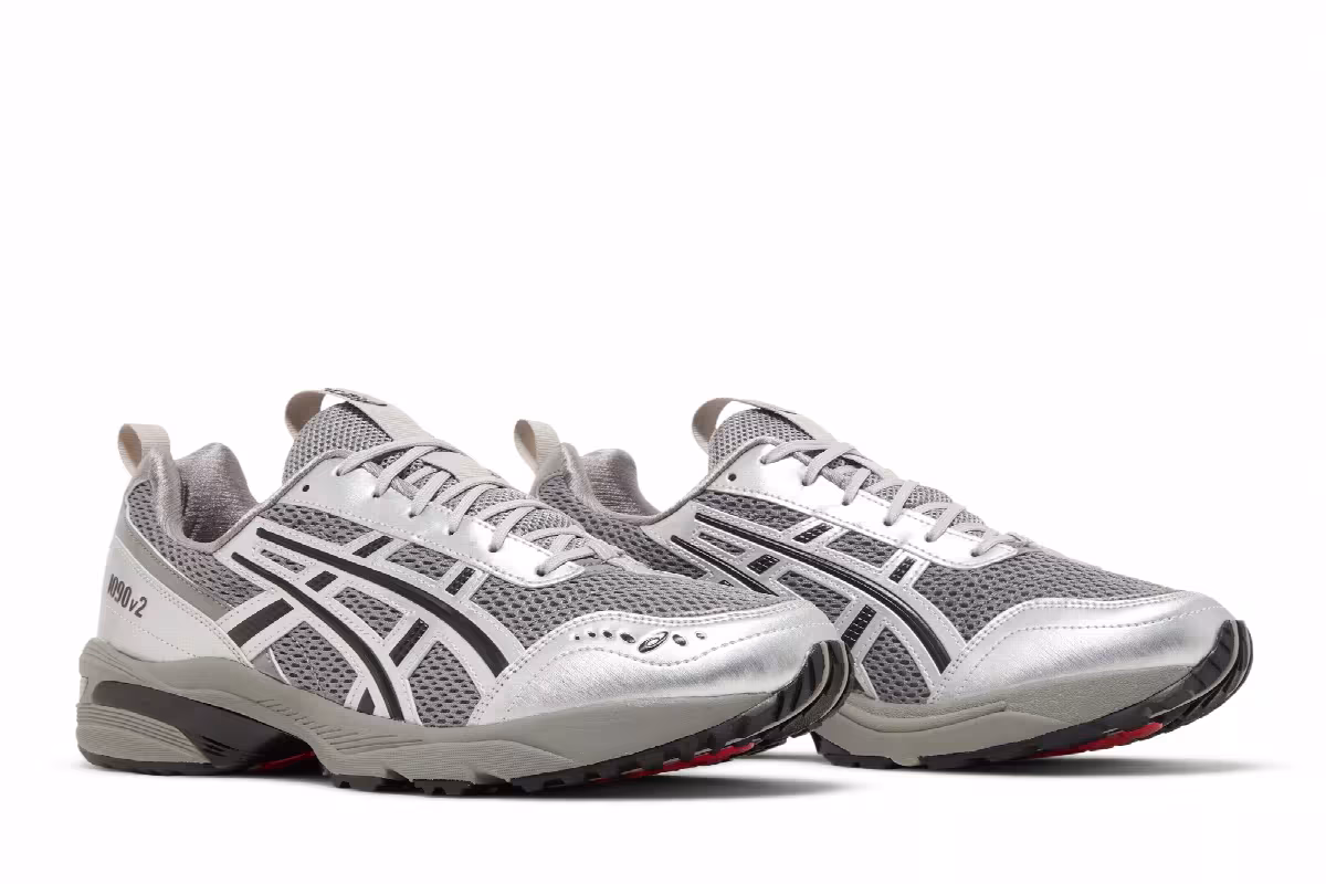 ASICS Gel 1090 V2 Clay Grey Silver, view 9