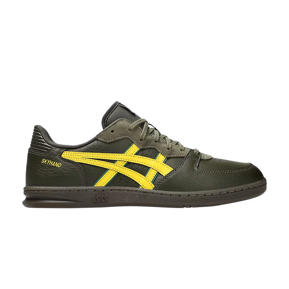 ASICS Skyhand OG Olive Tai Chi Yellow