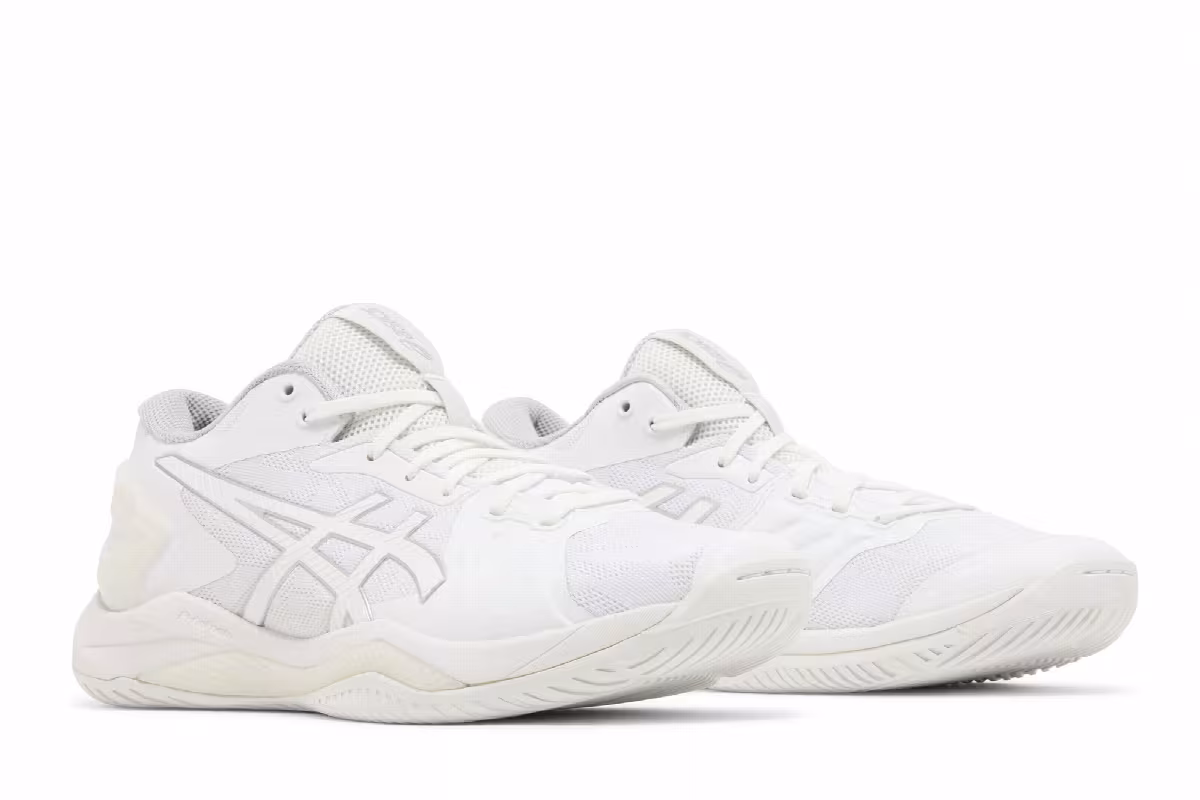 ASICS Gel Burst 26 Low Triple White, view 9