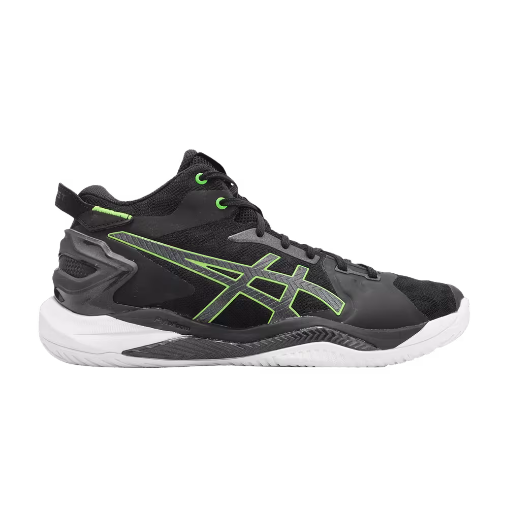 ASICS Gel Burst 26 Black Green Gecko