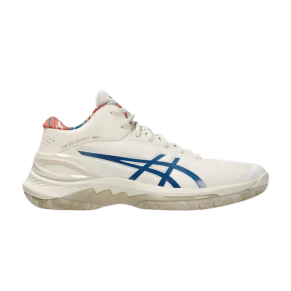 ASICS Gel Burst 28 Ivory Deep Sea Teal