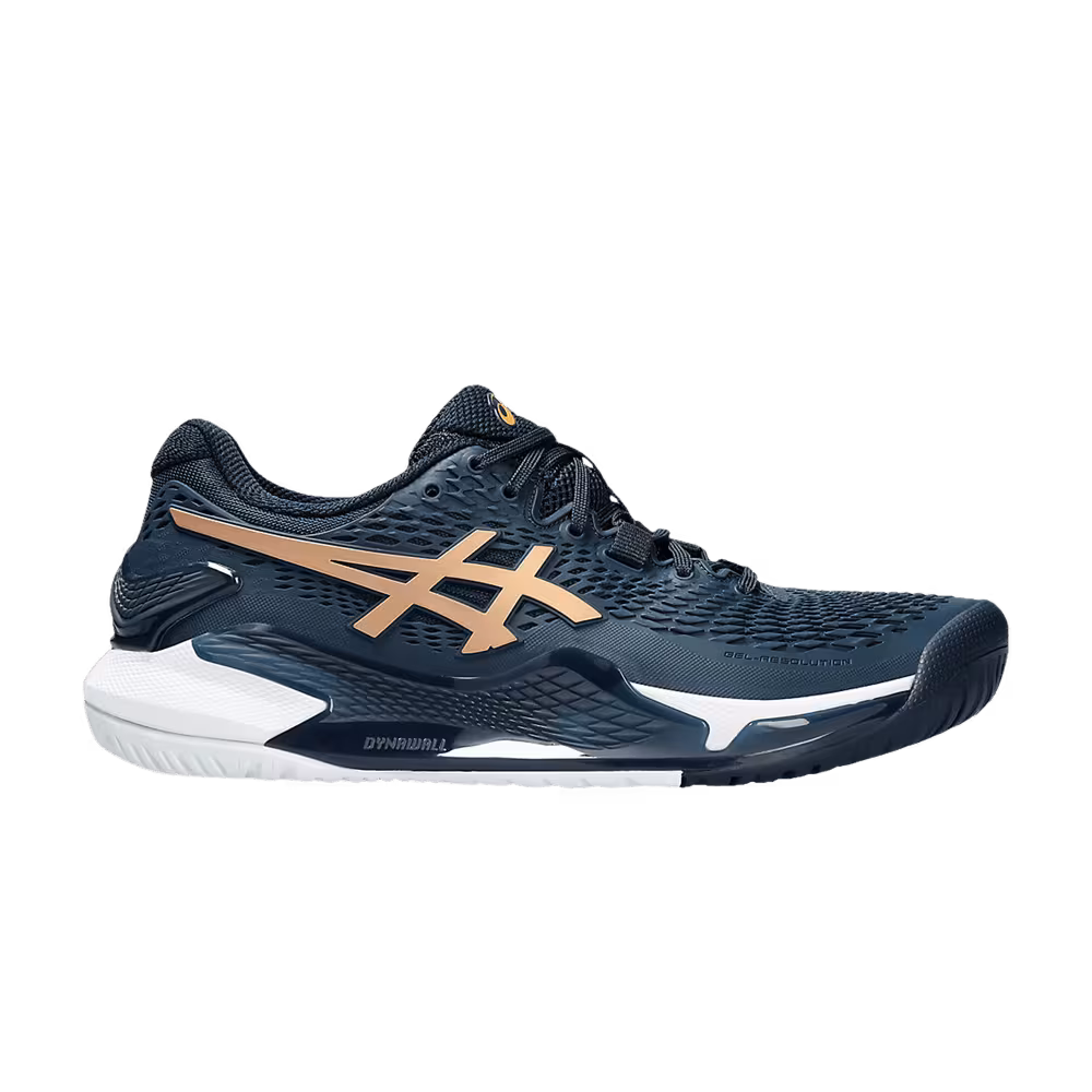Asics Women's Gel Resolution 9 French Blue Pure Gold