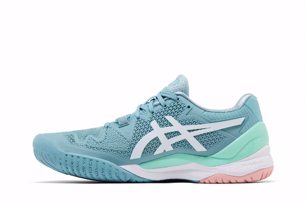 ASICS Women's Gel Resolution 8 Smoke Blue, view 4
