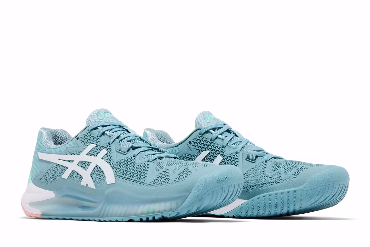 ASICS Women's Gel Resolution 8 Smoke Blue, view 9