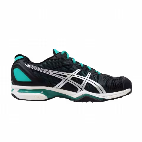 Asics Wmns Gel Resolution Speed 'Black Aqua Green'