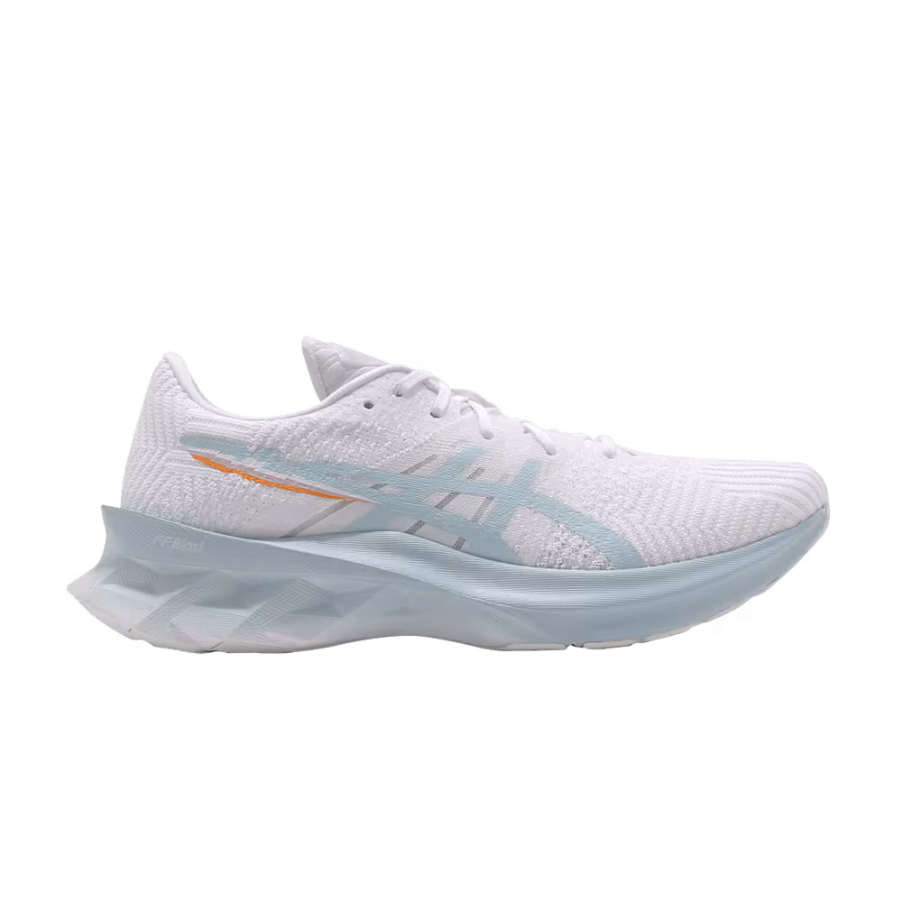 Asics Women's Novablast Pixel Noise - White Aqua Angel