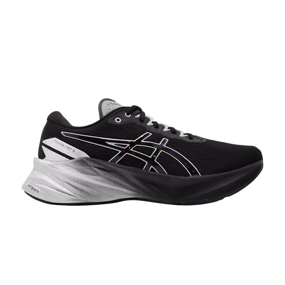 Asics Novablast 3 Platinum Black White
