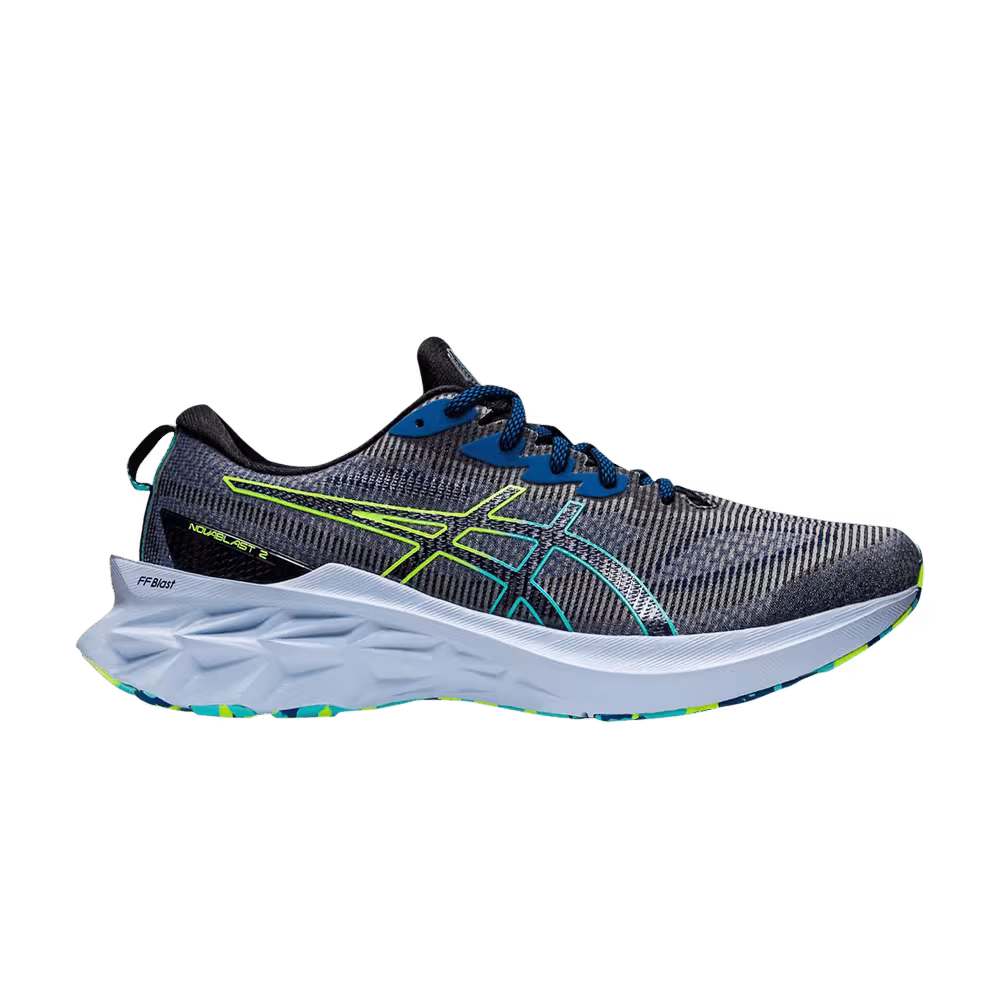 Asics Novablast 2 LE Black Hazard Green