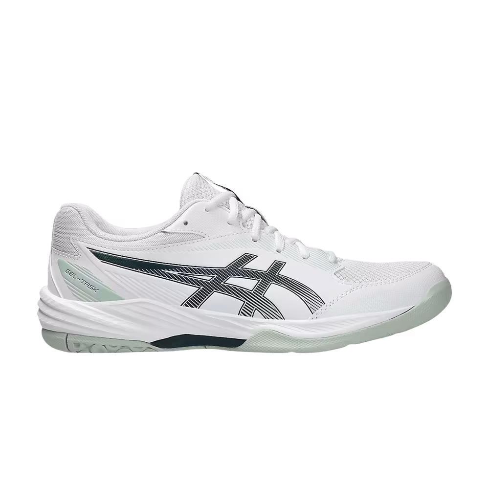 ASICS Gel Task 4 White Tranquil Teal