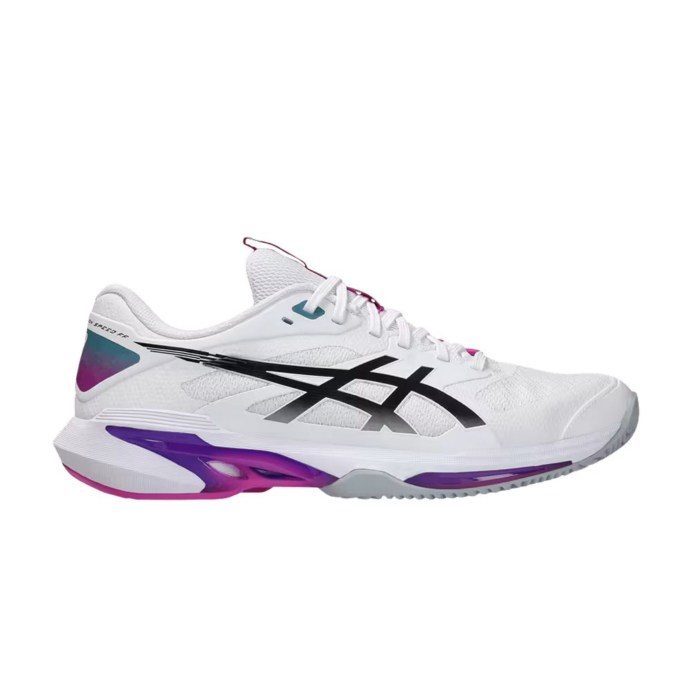 ASICS Solution Speed FF 4 Clay White Digital Sakura