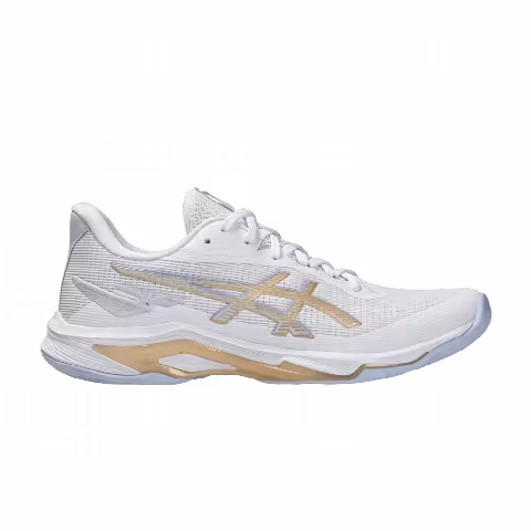 ASICS Wmns Netburner Ballistic FF 4 D Wide 'White Champagne'
