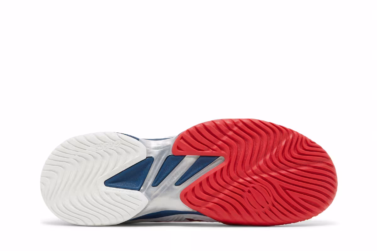Asics Court FF 2 Novak White Mako Blue, view 5