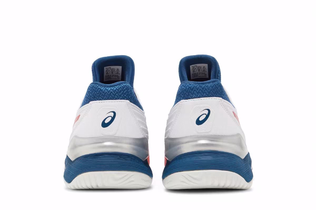 Asics Court FF 2 Novak White Mako Blue, view 7