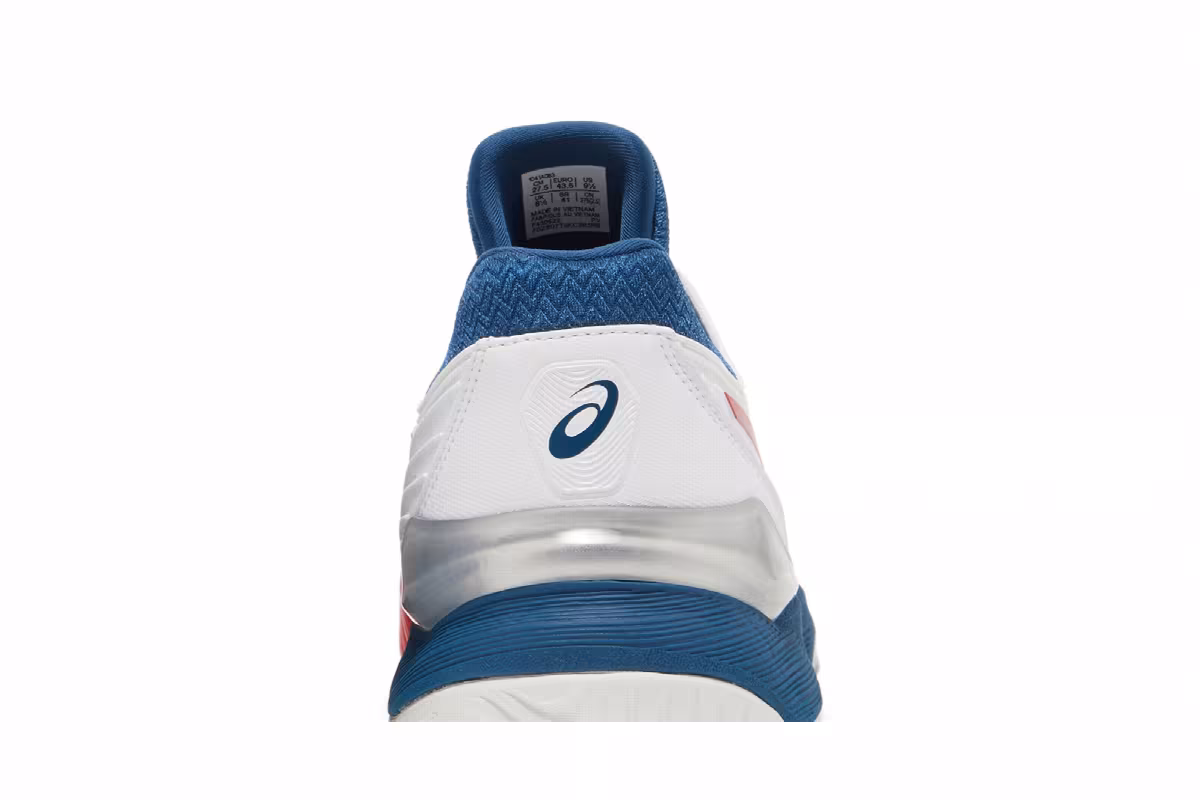 Asics Court FF 2 Novak White Mako Blue, view 8