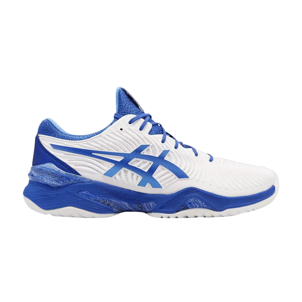ASICS Court FF Novak White Tuna Blue