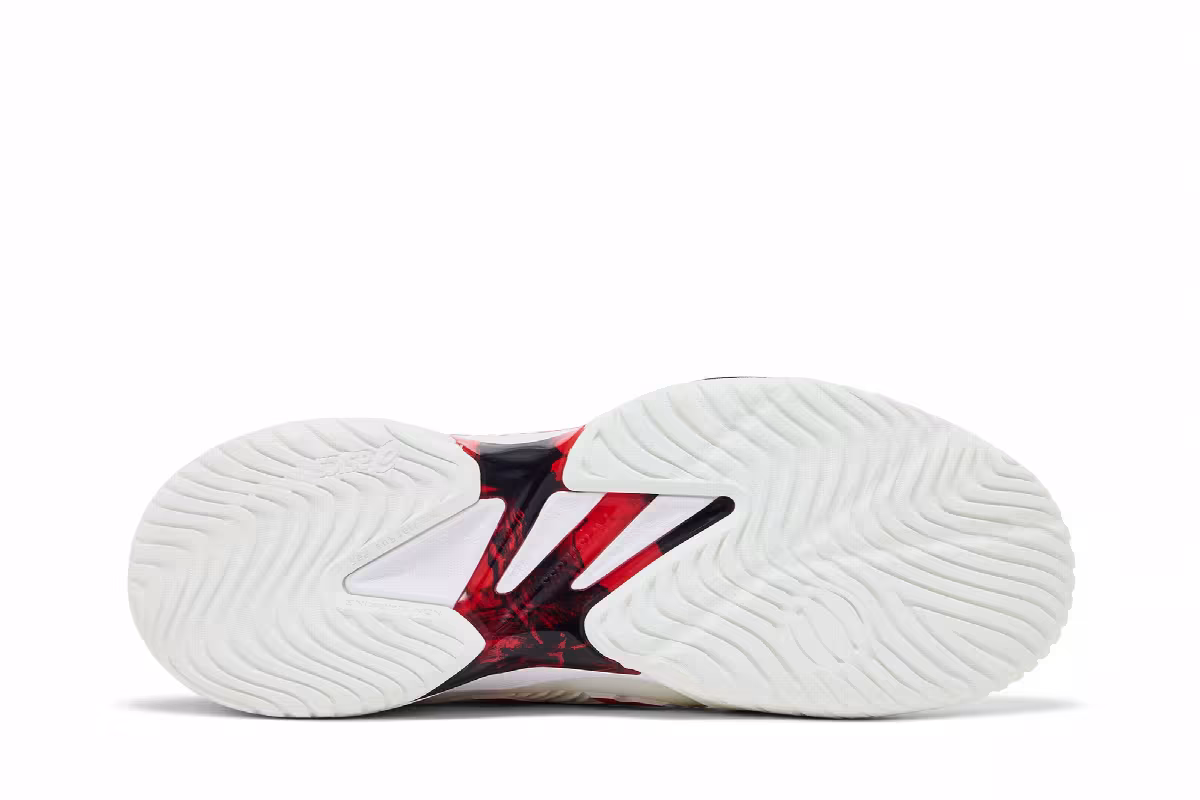 ASICS Court FF Novak LE White Classic Red, view 5