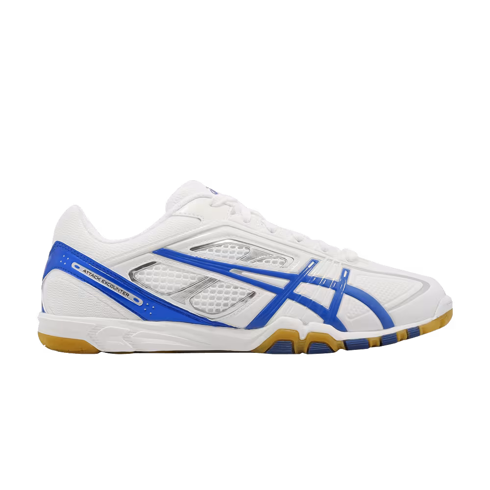 Asics Attack Excounter 327 White Electric Blue