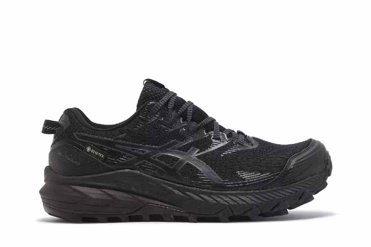 Asics Women's Gel Trabuco 10 GTX Black Grey, view 2