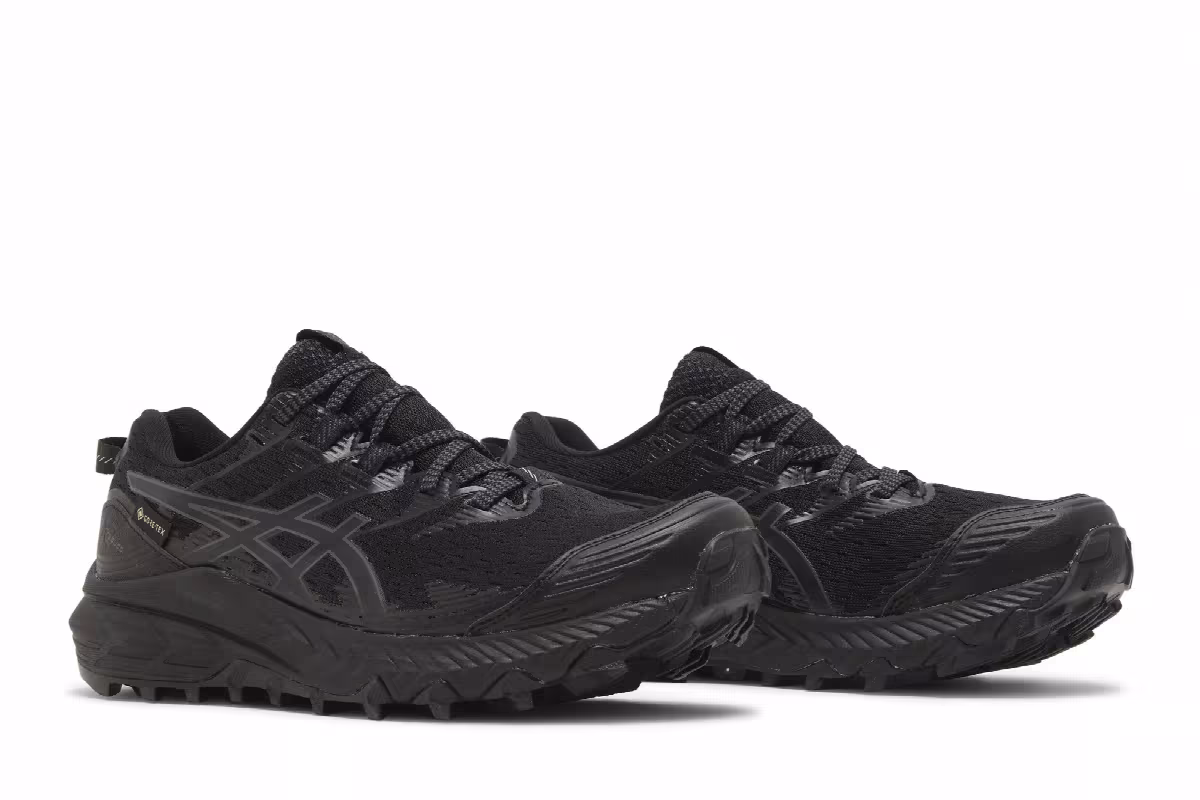 Asics Women's Gel Trabuco 10 GTX Black Grey, view 9