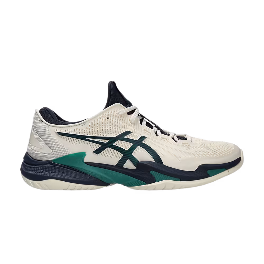 ASICS Court FF 3 Cream Jasper Green