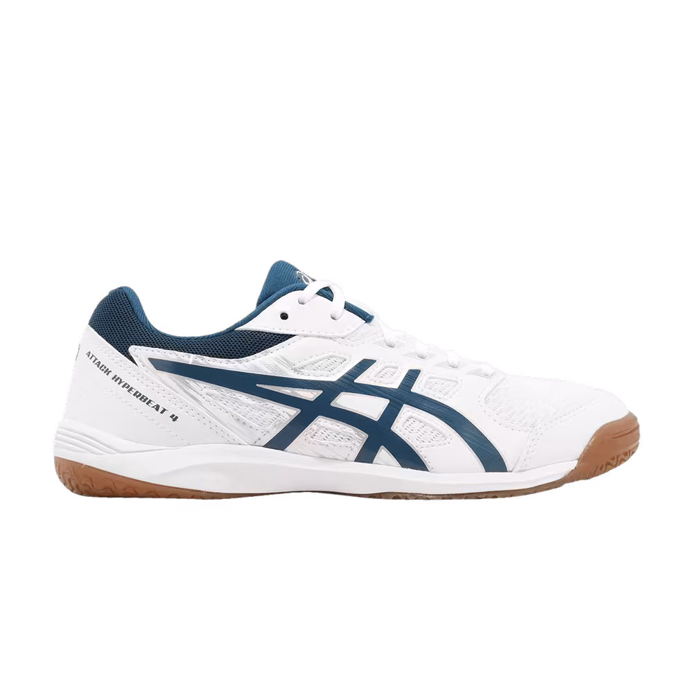 Asics Attack Hyperbeat 4 White Mako Blue