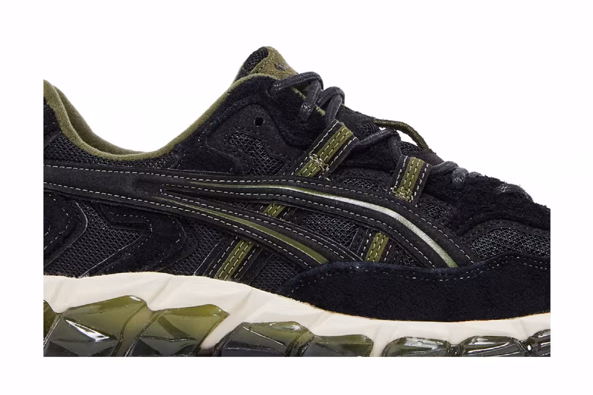 Asics Gel Nandi 360 Black Smog Green, view 3