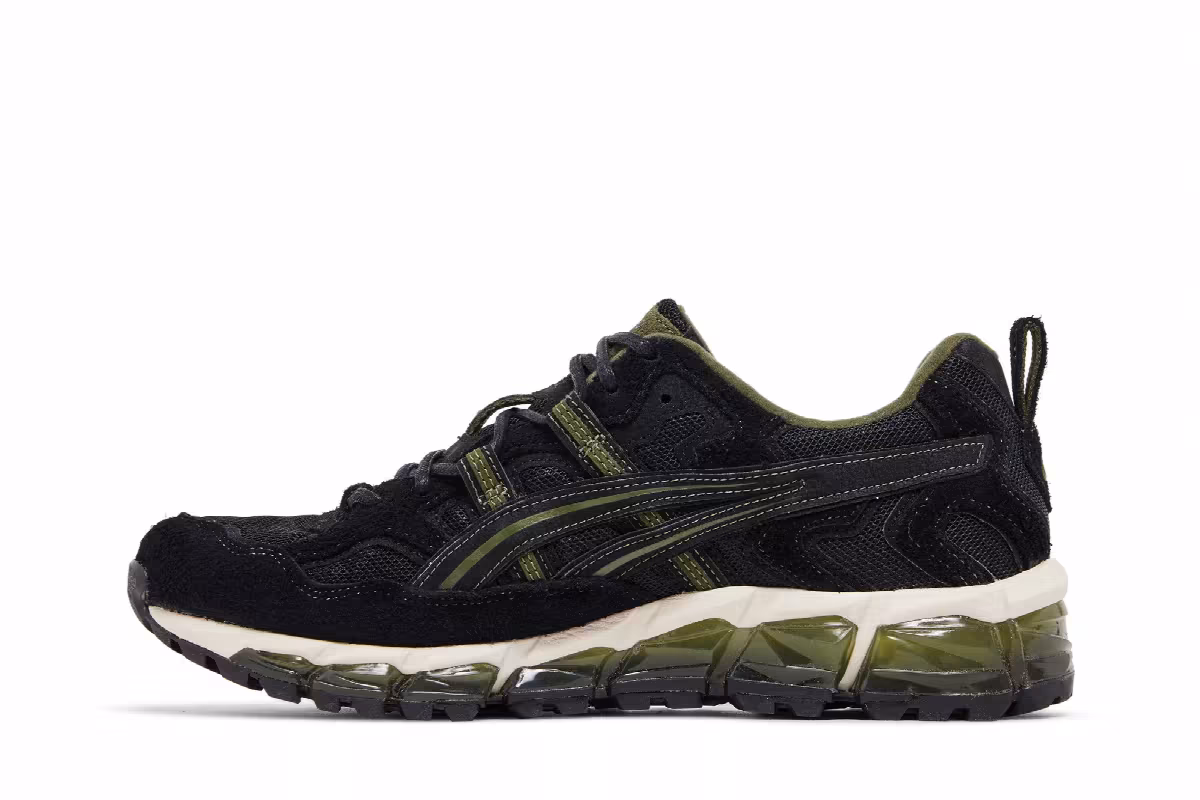 Asics Gel Nandi 360 Black Smog Green, view 4