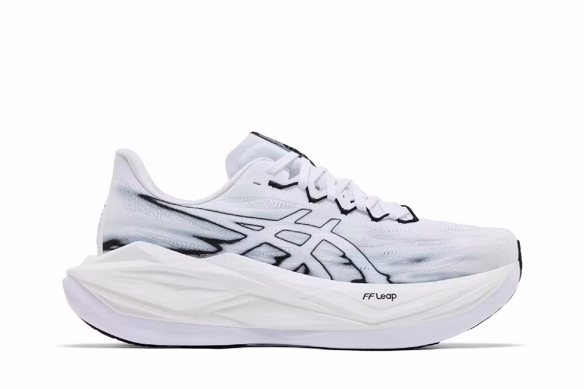 ASICS Superblast 3 White Black, view 2