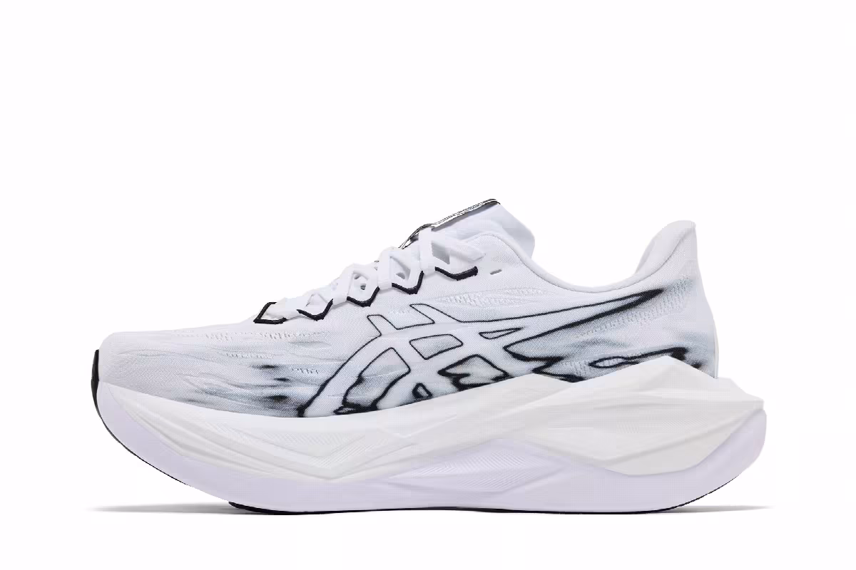 ASICS Superblast 3 White Black, view 4