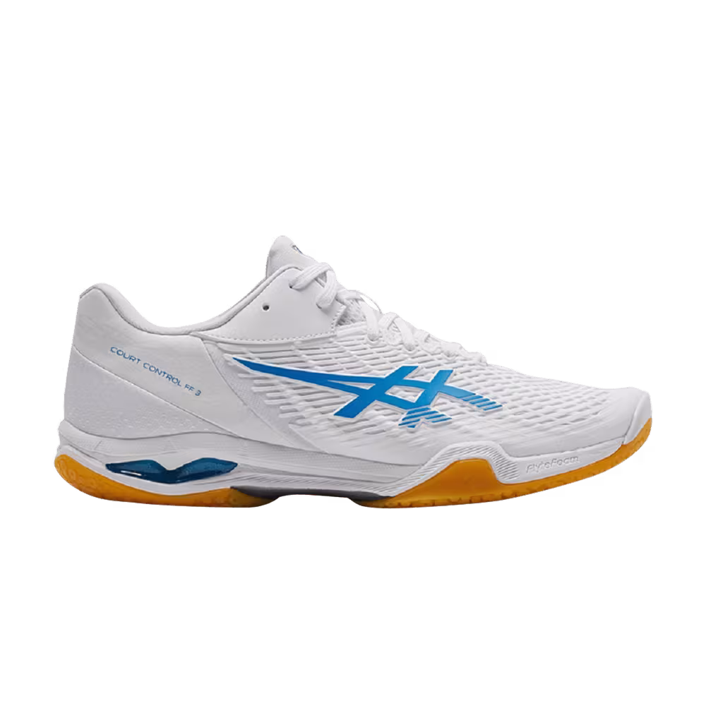 Asics Court Control FF 3 White Directoire Blue