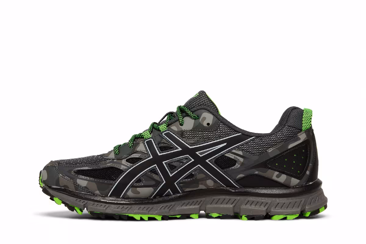 Asics Gel Scram 3 Carbon Green Gecko Camo, view 4
