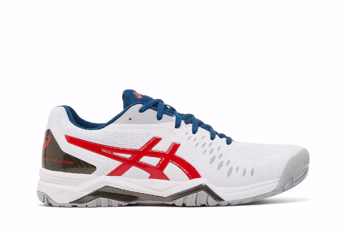 Asics Gel Challenger 12 White Classic Red, view 2