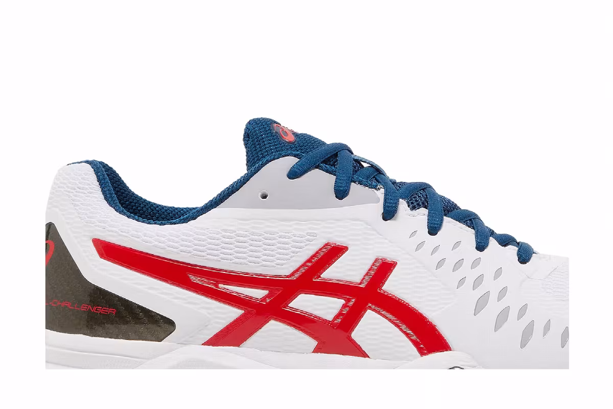 Asics Gel Challenger 12 White Classic Red, view 3