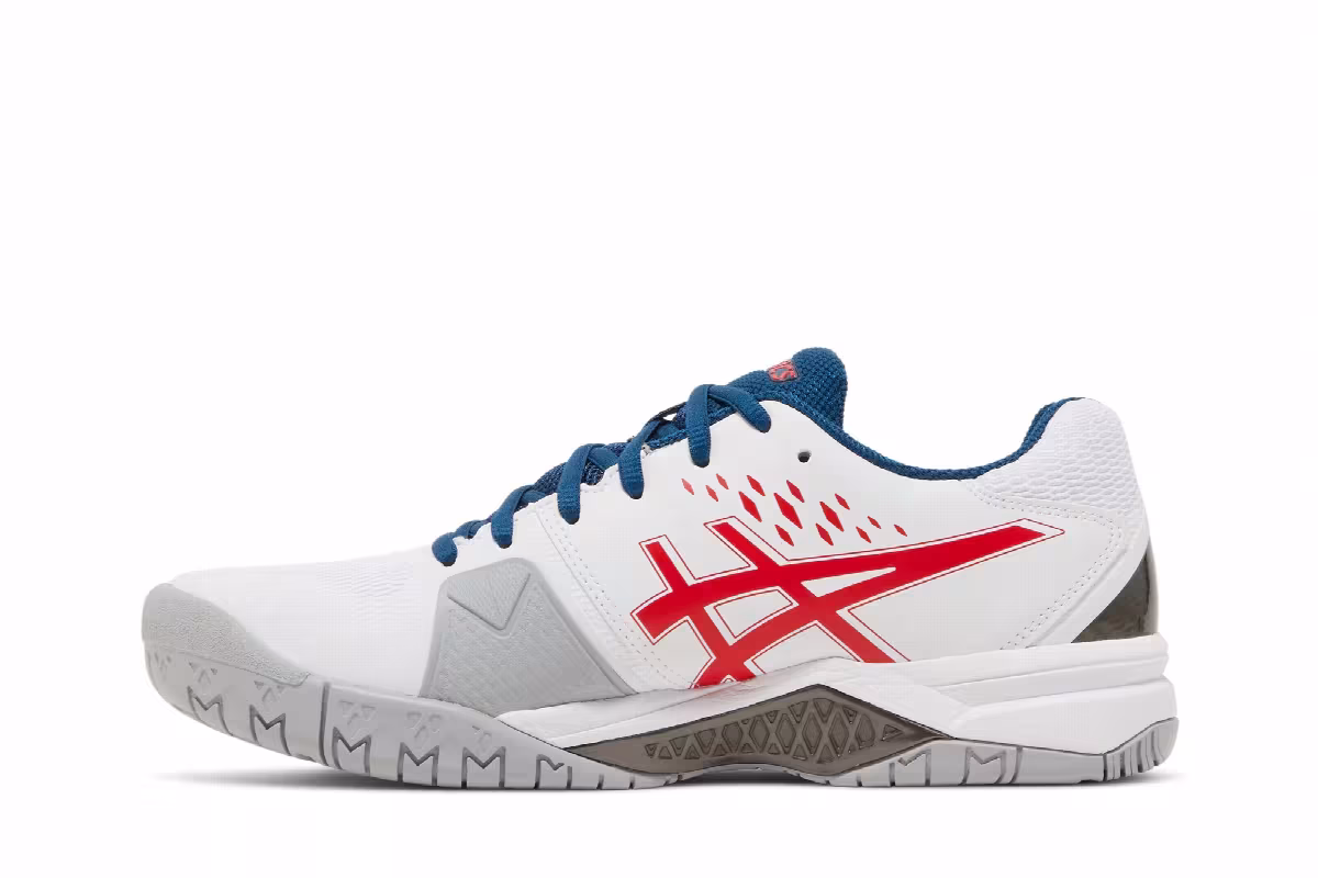 Asics Gel Challenger 12 White Classic Red, view 4