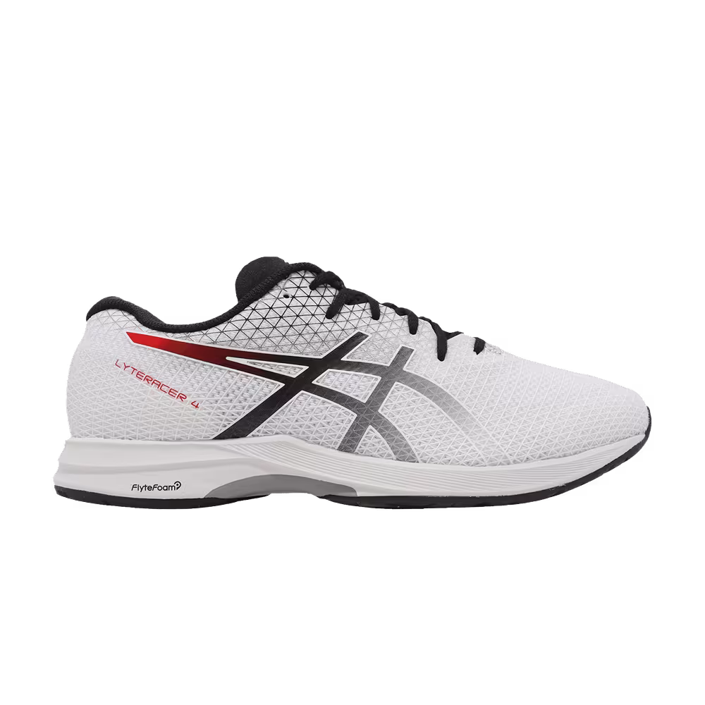 Asics Lyteracer 4 2E Wide White Black