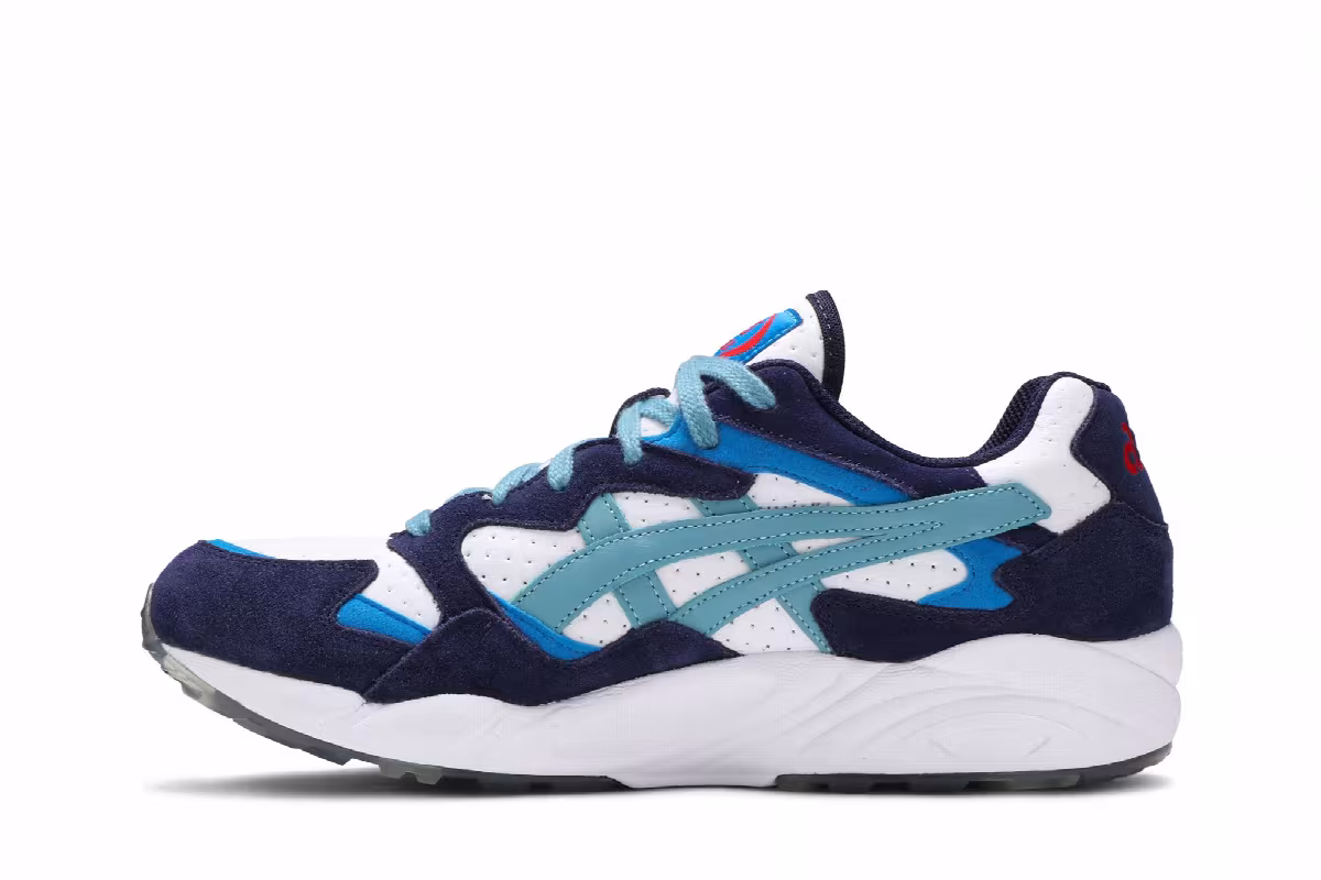 ASICS Gel Diablo White Gris Blue, view 4