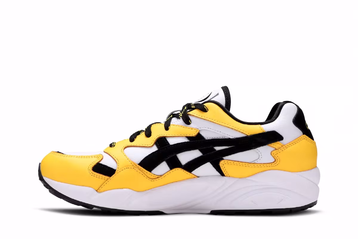 ASICS Gel Diablo White Tai-Chi Yellow, view 4