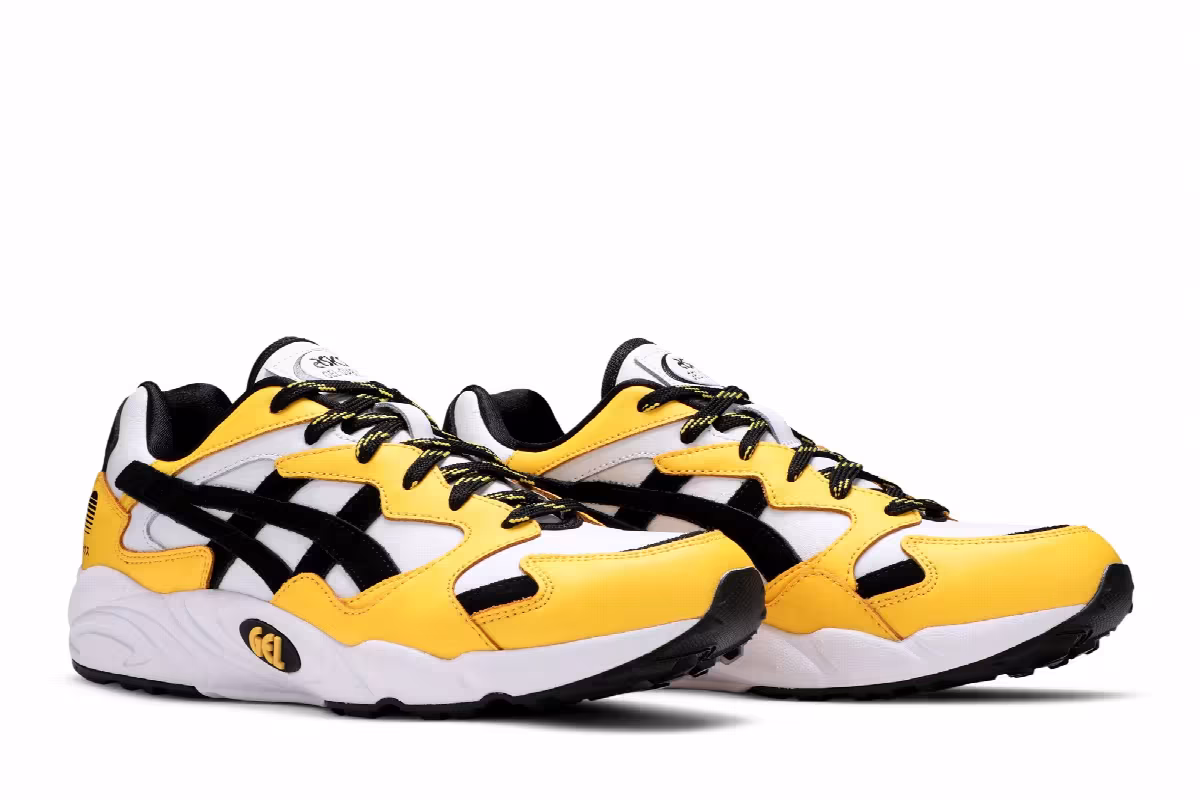 ASICS Gel Diablo White Tai-Chi Yellow, view 9