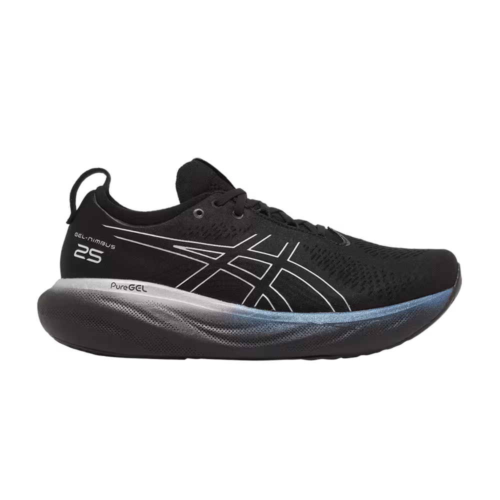 Asics Gel Nimbus 25 Platinum Black Pure Silver