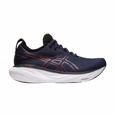 Asics Gel Nimbus 25 Wide 'Midnight Electric Red'