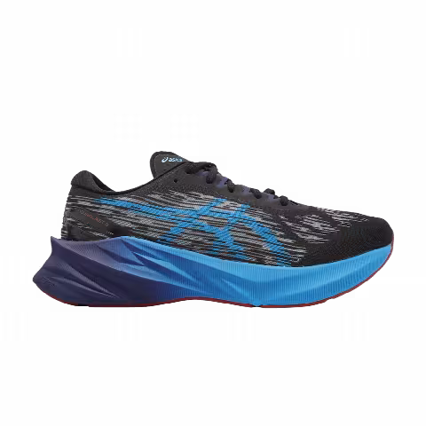 Asics Novablast 3 2E Wide 'Black Island Blue'