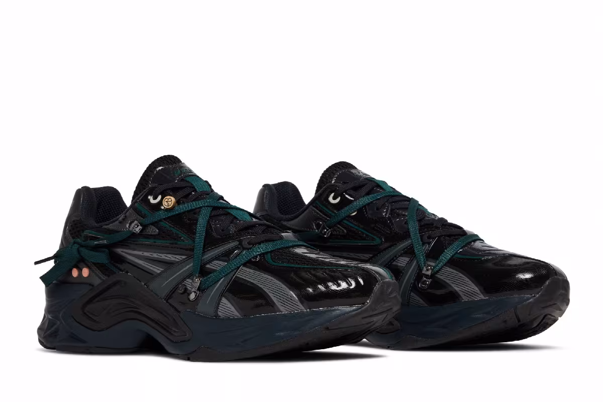 Andersson Bell x ASICS Protoblast Black, view 9