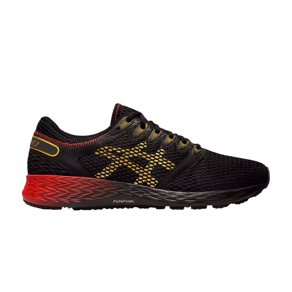 Asics Women's RoadHawk FF 2 Black Rich Gold