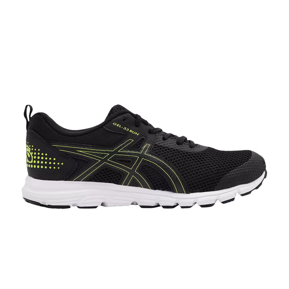ASICS Gel Run 33 Black Hazard Green